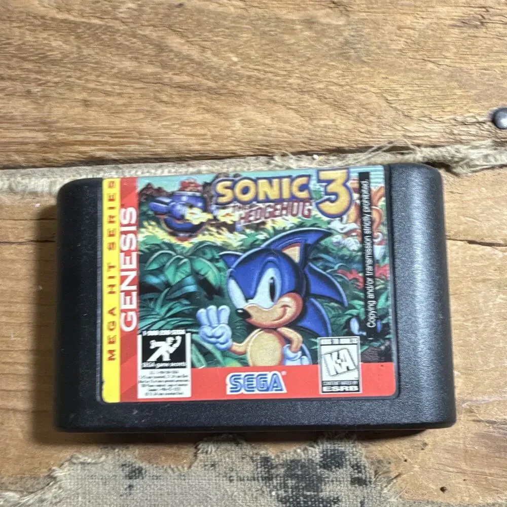 SEGA Sonic the Hedgehog 3 (Sega Genesis) KA Sonic the Hedgehog Series